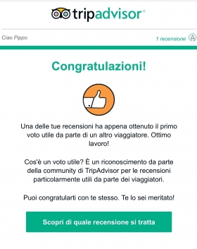 una recensione premiata da tripadvisor - oltrebosco