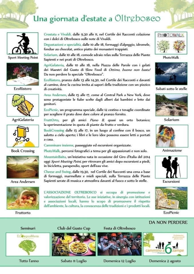 cosa e' questa estate a oltrebosco - oltrebosco