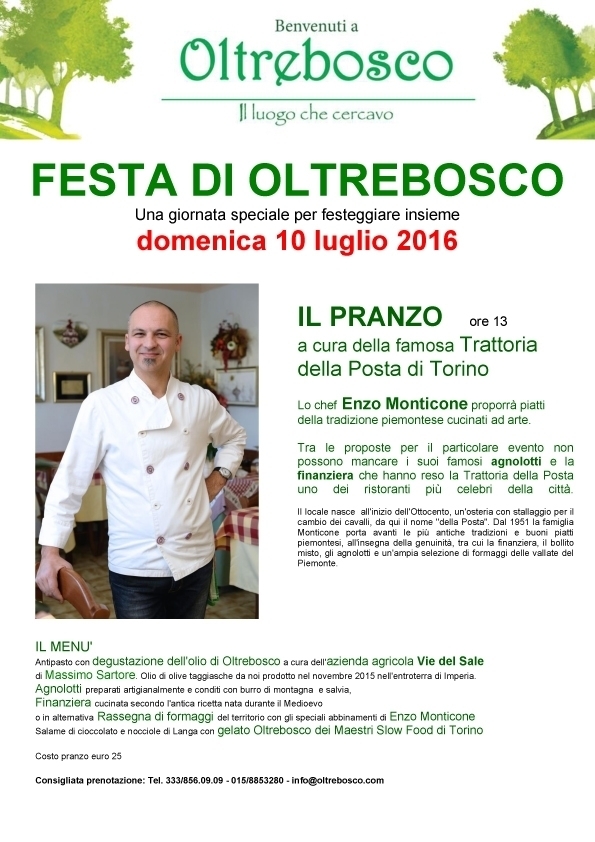 DA NON PERDERE - oltrebosco